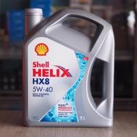 ราคา น้ำมันเครื่องสังเคราะห์แท้ SHELL Helix HX8 5W-40 เบนซิน 4 ลิตร (6647890603)