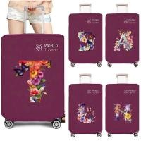 ราคา ผ้าคลุมกระเป๋าเดินทางแบบไม่ทอ ผ้าคลุมกระเป๋าเดินทางเวลโคร 20-30 นิ้ว ตัวป้องกันกระเป๋าเดินทาง ตัวอักษรผีเสื้อ (42878385183)