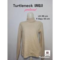 ราคา เสื้อคอเต่า Uniqlo Preloved/Never มือสอง (23071364199)