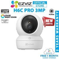 ราคา Ezviz H6C Pro 3MP 2K 1296P Pan/Tilt Motion Detection Two Way Talk การติดตามอัตโนมัติ H.265 Security WiFi กล้องวงจรปิด (41901007351)