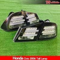 ราคา ไฟท้าย ไฟท้ายแต่ง Civic 2006 2009 2011 FD โคมดำ ลาย BM LED BAR (24340380157)