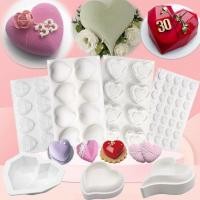 ราคา ทําเอง เพชรรักขนมฝรั่งเศสช็อคโกแลตเบเกอรี่เครื่องครัววันวาเลนไทน์แม่พิมพ์เค้กมูสซิลิโคนรูปหัวใจ (45506164471)