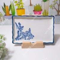 ราคา จานเซรามิคญี่ปุ่น ลายวิวธรรมชาติ จานซูชิ จานเกี๊ยวซ่า#ญี่ปุ่นมือสอง (12319254668)