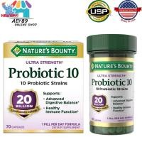 ราคา Nature’s Bounty Ultra Strength 20 Billion Probiotic 10 จำนวน 70 แคปซูล (52306523454)