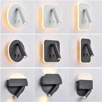 ราคา Rotatable Wall Lamp 3W 6W 9W 10W Modern LED Wall Light Home Decoration Angle Adjustable Bedroom Bedside Sconce Lamp for (28407140117)