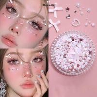 ราคา ในไทย-พร้อมส่ง✨ใช้งานได้หลากหลาย สติกเกอร์อัญมณี ผีเสื้อ ไข่มุก อุปกรณ์ตกแต่งเล็บ เด็ก สติกเกอร์ติดหน้า การแสดง แต่งตา (51853777680)