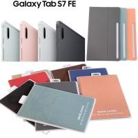 ราคา [ส่งจากไทย] BOOK Cover Samsung Galaxy Tab S7fe 12.4 (2021) เคส Samsung Galaxy Tab S7FE SM-T735 เคสแม่เหล็ก มีช่องใสปากกา (10339565171)