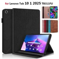 ราคา สําหรับ Lenovo Tab 10.1 นิ้ว 2025 TB311FU Tab K10 2nd 10.1 นิ้ว TB-311FU Tab 2025 TB-311FU/TB-311XU แท็บเล็ตหนัง TPU กันกระแทก Safetystand ปลอกอุปกรณ์เสริมป้องกัน (54257052757)