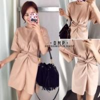 ราคา 2สีส่งฟรีมินิเดรสสไตล์โคเรียจ้า (13150966)