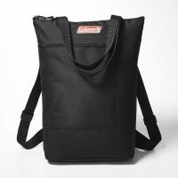 ราคา Coleman bag นิตยสารญี่ปุ่น จำกัด ผู้นำแบรนด์แฟชั่นอเมริกันเรียบง่ายสีดำกระเป๋าเป้สะพายหลังเอนกประสงค์กระเป๋าเดินทางเบา (4671456474)