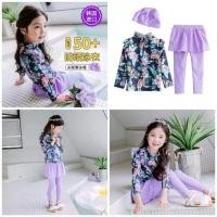ราคา ชุดว่ายน้ำเด็กผู้หญิง แขนยาวขายาว (2256064125)