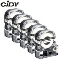 ราคา 5 Pack Replace LK-4WBN LC-4WBN9(SS12KW) Label Tapes for Epson Label Works LW300 LW400 LW500 LW700 Black On White Tape (55256884759)