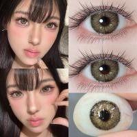 ราคา คอนแทคเลนส์ KSSEYE 2pcs\pair Sweet Secret Series สายตาสั้น (0~-8.00) Softlens Brown 14.5MM Doll Eye Year คอนแทคเลนส์แบบใช้แล้วทิ้ง (40960321961)