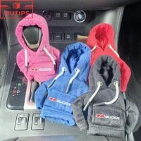ราคา Honda Mugen ฝาครอบเบรคมือรถยนต์ ปลอกหนังหุ้มลูกบิดเกียร์รถยนต์ แฟชั่น Hoodie เปลี่ยนฝาครอบลูกบิด civic 11th gen fd fc eg fk HRV Jazz City Mugen Fit Vezel Accord BRV WRV Stream (25436282907)