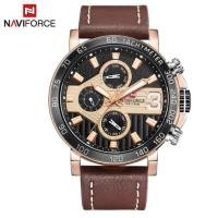ราคา หรูหราในราคาเบาๆนาฬิกาข้อมือชาย กันน้ำ naviforce watch แท้ รุ่นNF9137-RGBBN สายหนัง ของแท้100% (3904073520)