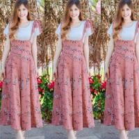 ราคา เอี๊ยมขาบานลายดอกไม้ ชุดset2ชิ้น (1016932537)