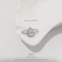 ราคา [Iris Jewellery] - CMS271 Ring - 925 Sterling Silver Plated 18K White Gold (48801070890)