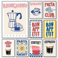 ราคา Bon Appetit Typesetting ห้องครัวผ้าใบพิมพ์ Moka Pot Espresso Art โปสเตอร์สําหรับห้องนั่งเล่นที่ทันสมัยห้องรับประทานอาหารของขวัญตกแต่งบ้าน NER6 (53857092631)