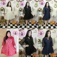 ราคา เดรสลูกไม้ คนอ้วน (193760206)