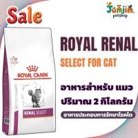 ราคา Royal canin 2กก.อาหารแมว สูตร Renal Select อาหารแมวประกอบการรักษาโรคไต (12381201069)