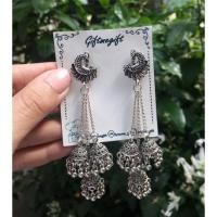 ราคา ต่างหูทรงระฆัง ต่างสไตล์อินเดียต่างหูสวยอลังการแบบพร้อมส่ง (6203453108)