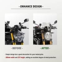 ราคา Motorcycle Cover WindScreen Windshield Deflector For DUCATI Monster 797 M797 MONSTER 821 M821 1200 (53805411455)