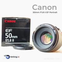 ราคา เลนส์กล้อง Canon EF 50mm f1.8 II Standard Portrait Mount EF EOS Mint งานกล่องสวยๆ (29303693601)