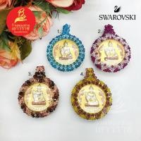 ราคา จี้จตุคามรามเทพ ขนาด 4.5x4.5cm กรอบคริสตัลสวารอฟสกี้แท้ เสริมบารมี ปกป้องคุ้มครอง รูปถ่ายจากสินค้าจริง (22620882651)