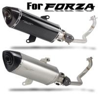 ราคา For Forza 300 2018 2019 2020 Slip-on Motorcycle Exhaust Muffler Headers Full Pipe Escape Moto for F (44478469631)