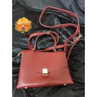ราคา กระเป๋าแฟชั่น สีแดงไวน์ (7293485770)
