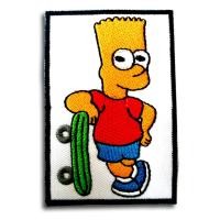 ราคา อาร์ม ตัวรีด อาร์มติดเสื้อ การ์ตูน เด็ก ลาย Simpsons ซิมป์สัน Sticker ตกแต่งเสื้อผ้า Mickey Mouse Skateboard สเก็ตบอร์ด (5884457401)