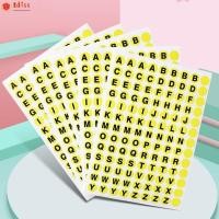 ราคา BLLISS 1170PCS สติกเกอร์ตัวอักษร, 0.39 นิ้วกระดาษตัวอักษรชุดสติกเกอร์, 10 แผ่นรอบกาวขนาดเล็ก A ถึง Z สติกเกอร์ตัวอักษร (54206790782)