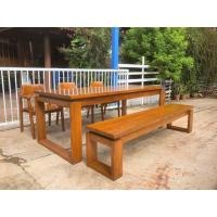 ราคา ✨FT Wood✨ชุดโต๊ะอาหารไม้สัก เซท 5 ชิ้น พร้อมเก้าอี้ ขาตัวยู ส่งฟรี‼️❌ใต้/อีสาน มีค่าจัดส่งเพิ่มเติม❌ (29786527121)