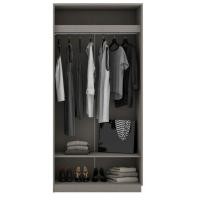 ราคา Koncept Furniture ตู้เสื้อผ้า แขวนโล่ง OP-A ขนาด 100 ซม. สีไม้อ่อน&กระจกชาดำ รุ่น BLOX 19210430