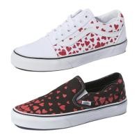 ราคา Vans รองเท้าผ้าใบ Classic Slip-On Mini Hearts / Old Skool Mini Hearts (2รุ่น) (44552831580)