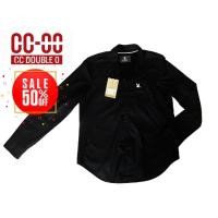 ราคา เสื้อเชิ้ตแขนยาวสีดำเเท้ CC Double O ใหม่เเท้ Size S ลด 50% จากราคาป้าย พร้อมถุงแท้จาก shop 100% (24208438511)