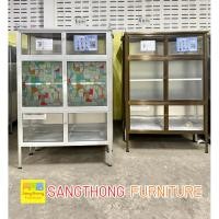 ราคา ตู้กับข้าว 4 ฟุต ตู้กับข้าวอลูมิเนียม 120 ซม. 6 ประตู (5435492009)