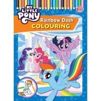 ราคา MY LITTLE PONY Rainbow Dash Colouring สมุดภาพระบายสี + กระเป๋าสะพายเรนโบว์แดช [K] (21071721170)