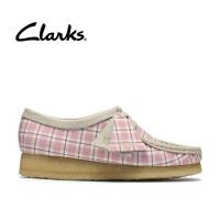 ราคา Clarks Womens Wallabee. รองเท้า - Pink Check Kasut Perempuan (44507034808)