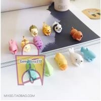 ราคา Cable Bite ที่กันสายหักลายการ์ตูน สำหรับ iPhoneตัวล็อคเป็นพลาสติก แบบนิ่ม ไม่ทำให้สายเป็นรอย gs99 (20039554582)