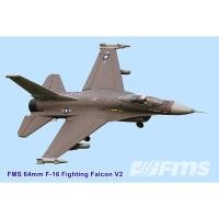 ราคา เครื่องบินโฟม ตัวลำ+ชุดไฟ FMS 64mm F-16 Fighting Falcon V2 ROC020P (ไม่รวมวิทยุ รีซีฟ แบต) เครื่องบินบังคับ Rc (16655839085)