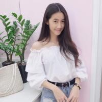 ราคา เสื้อปาดไหล่แขนสามส่วน (453939856)
