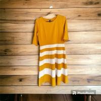 ราคา เดรสสีเหลือง สาวอวบ มือสอง (24207038382)