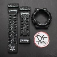 ราคา กรอบสาย G-Shock ของแท้ 100% Model GA-110 สกรีน Thrasher สีดำด้าน (16694617433)