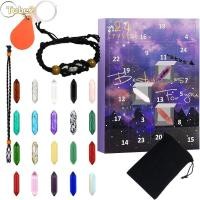 ราคา TOBE2 Christmas Advent Calendar, Minerals Stone Crystals Advent Calendar, Rocks Stone Collector Healing Crystal Advent Calendar (28193895991)