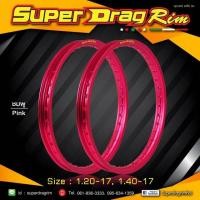 ราคา ล้อSuperDragRimสีชมพู(1.40-17) 2วง (4637956489)