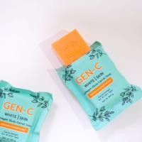 ราคา สบู่เจนซีไวท์สกิน GEN-C WHITE SKIN สบู่คอลลาเจนกลูต้าแครอท สบู่สิว หน้าใส สบู่ผิวหน้า (1ก้อน) (29090588188)