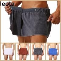 ราคา Leota ผ้าขนหนูอาบน้ําผู้ชาย สวมใส่ได้, ผ้าขนหนูอาบน้ํา แบบยาว, เสื้อคลุมอาบน้ํา ขาสั้น สีพื้น กางเกงขาสั้น กางเกงบ้าน (25500826339)