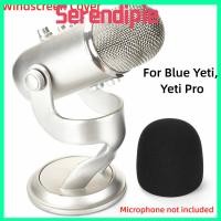 ราคา SERENDIPIE ฝาครอบกระจกไมค์, ฝาครอบไมโครโฟนกันลมทดแทนสําหรับ Flocked ฟองน้ําโฟม Pop Filter Cover สําหรับ Blue Yeti, สตูดิโอการบันทึกไมโครโฟน Yeti (57755704338)