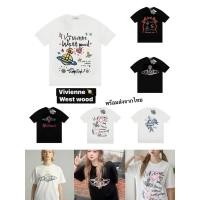 ราคา [พร้อมส่ง] Vivienne•Westwood Oversize T-Shirt (Premium Quality) เสื้อยืดแนวสตรีท ทรง Oversize พิมพ์ลายกราฟิกสตรีท (51056557896)